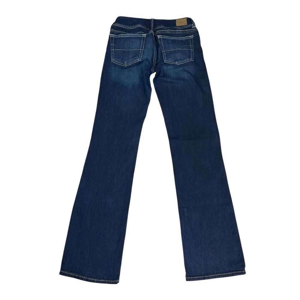 American Eagle Stretch Slim Boot Cut Medium Wash Stretch Jeans Women’s Size 2 - Picture 4 of 14